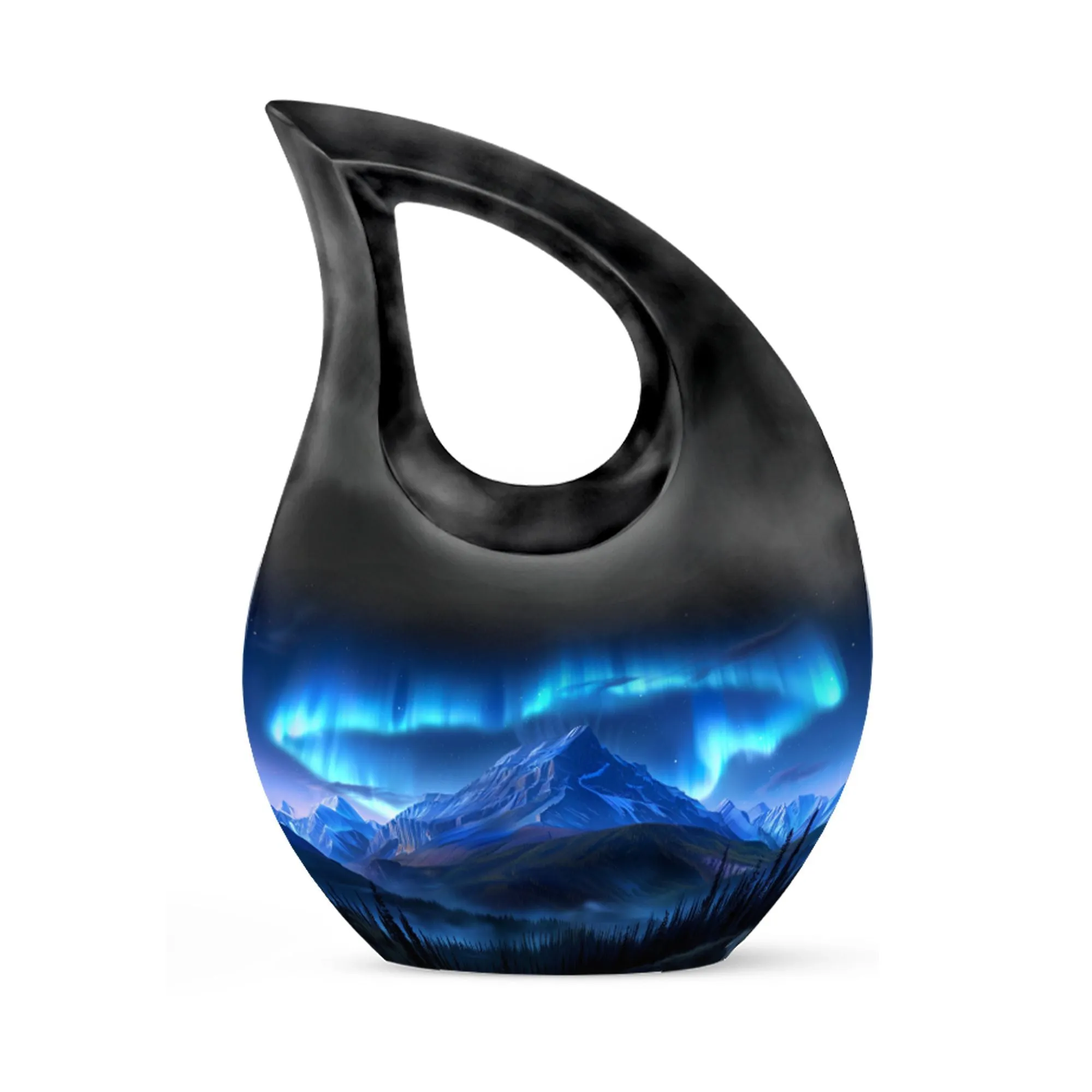 Arora Borealis Urn - Uniquely Crafted Customized Memorial Urn