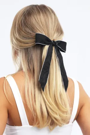 Black Textured Hair Bow