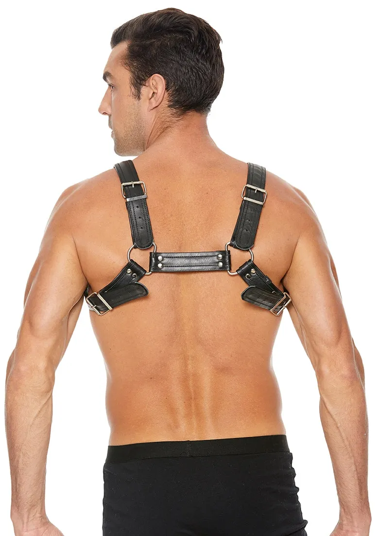 Buckle Bulldog Harness - S/m - Black