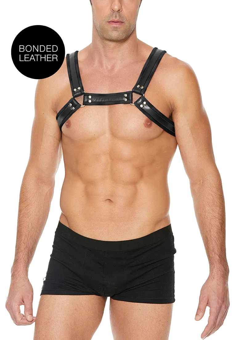 Buckle Bulldog Harness - S/m - Black