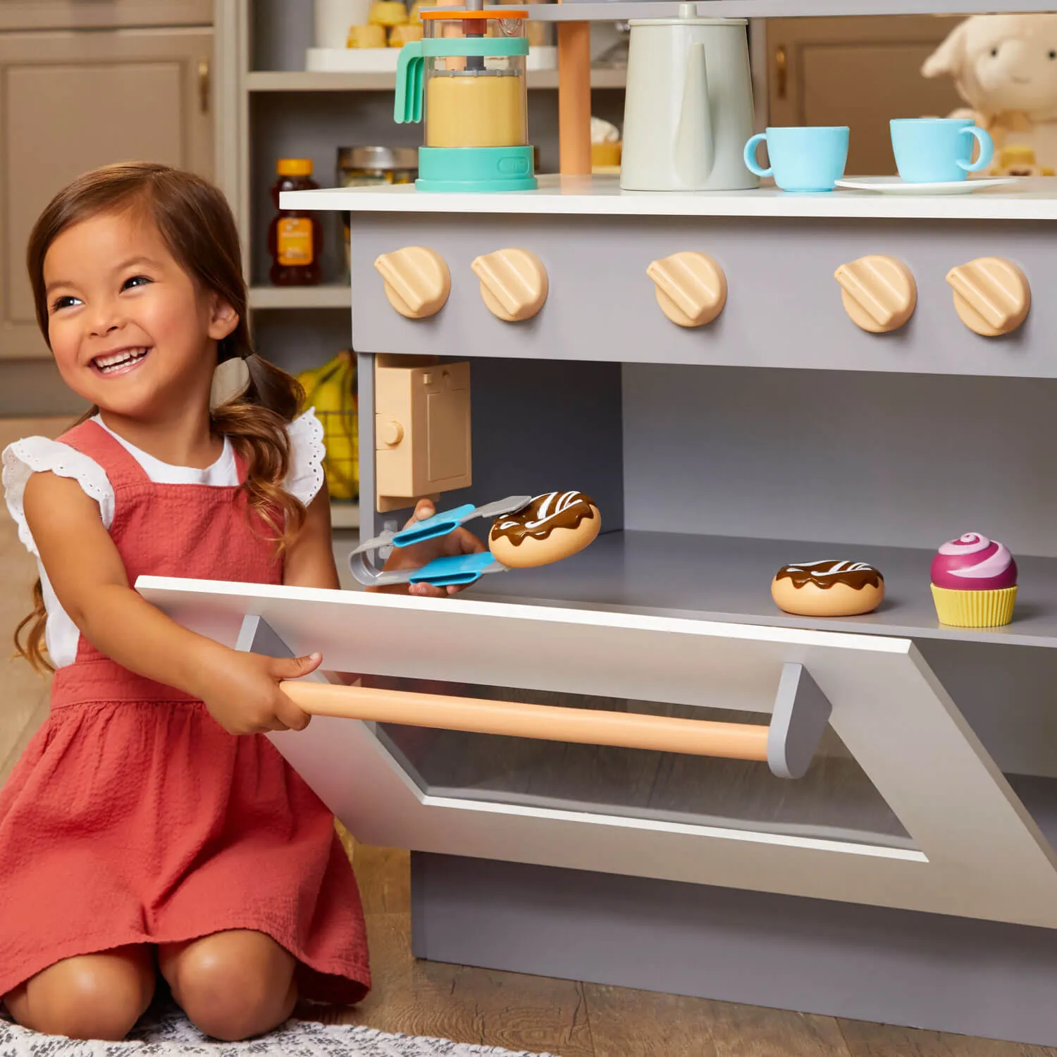 Café & Bakery – Playset with Dual-Sided Roleplay, Realistic Lights & Sounds, and 20  Accessories
