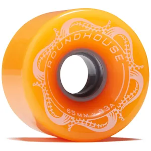 Carver Roundhouse Slick 83a Longboard Wheels - Orange Glo - 65mm