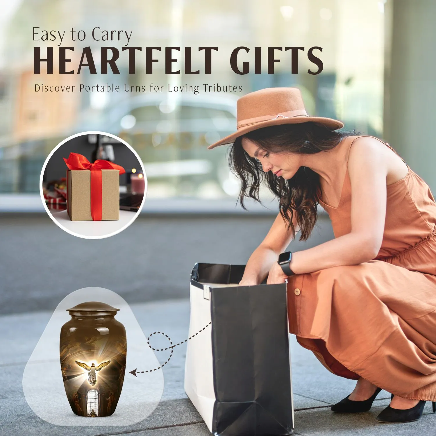 Catholic Hallowed Eternity: An Elegant Funeral Urn for Ashes