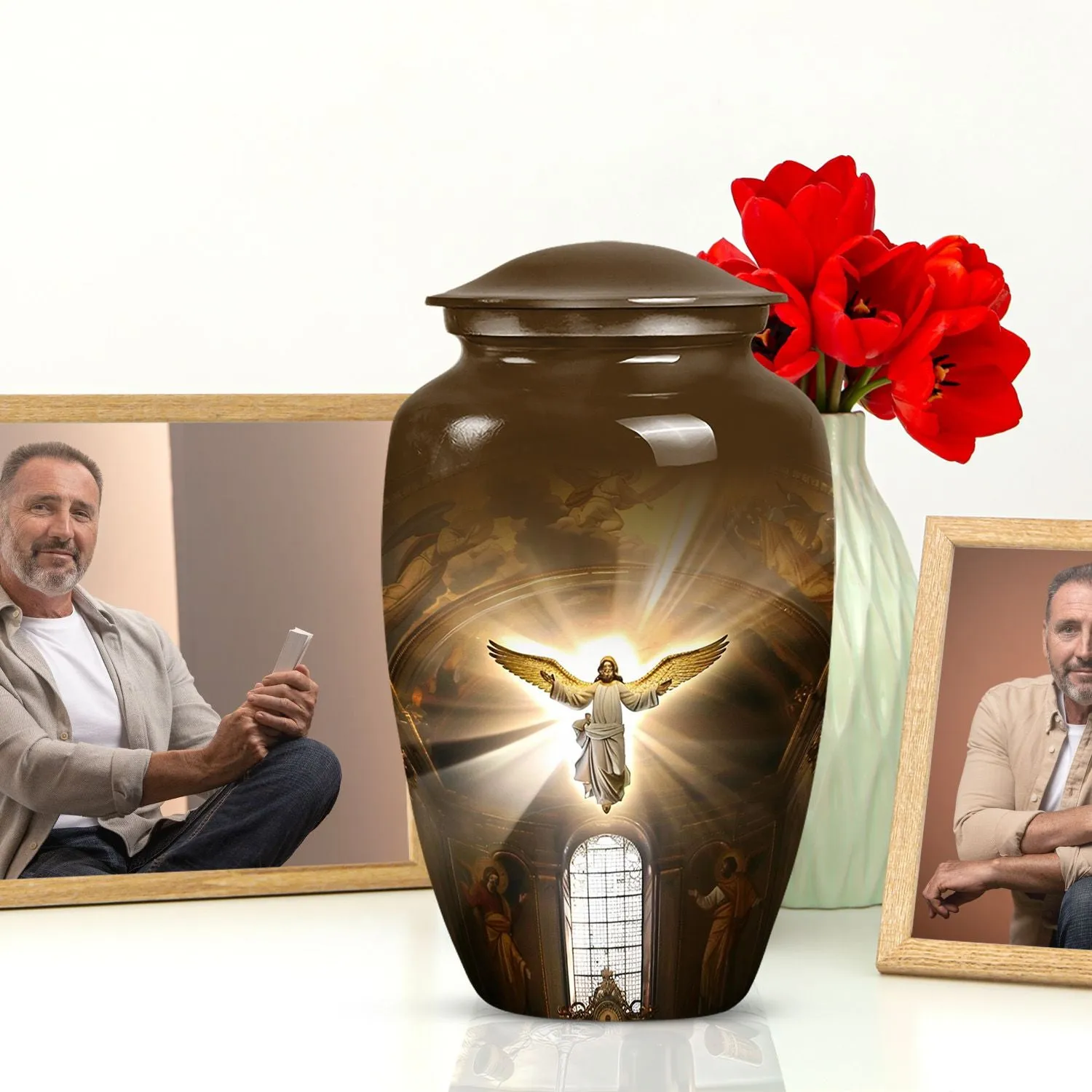 Catholic Hallowed Eternity: An Elegant Funeral Urn for Ashes