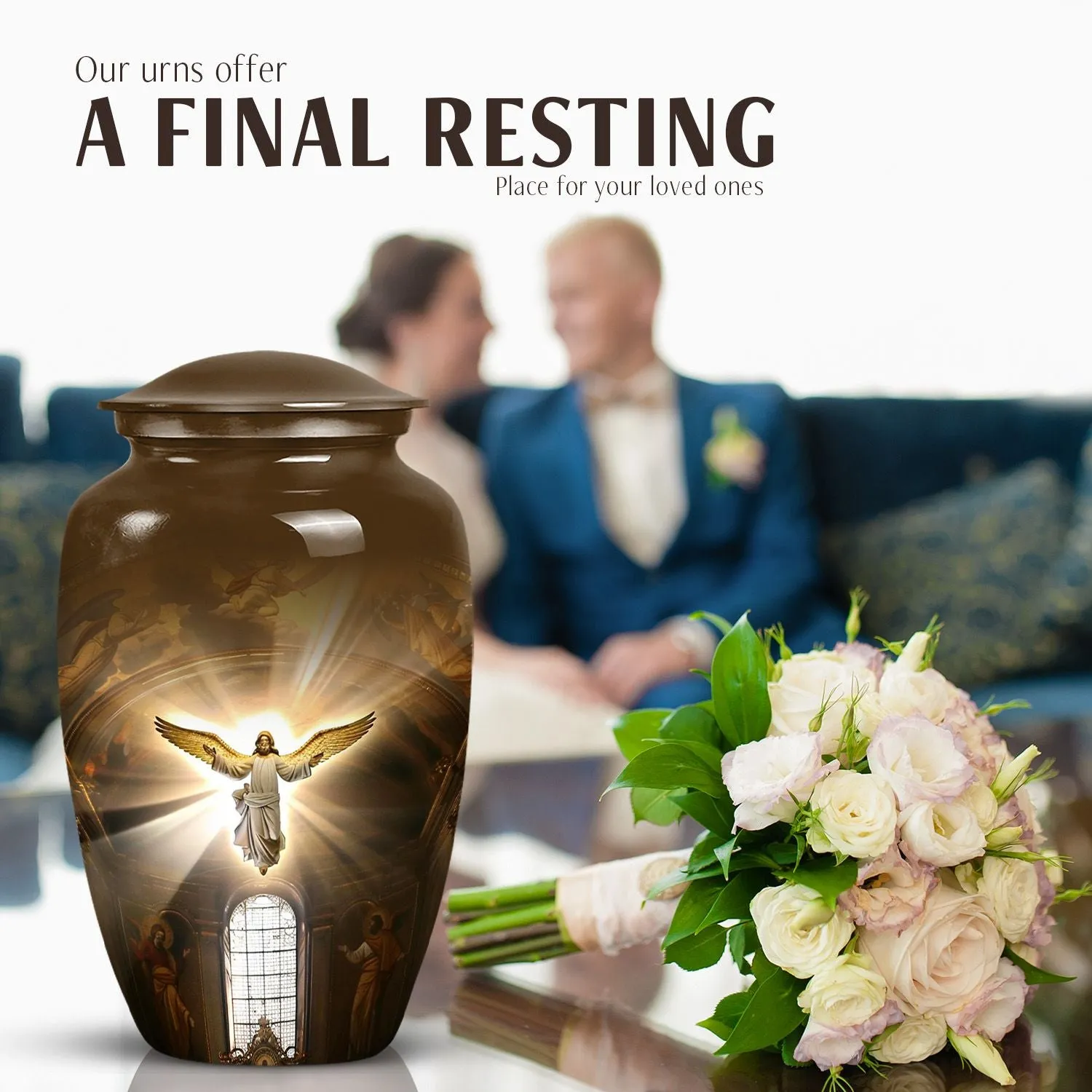 Catholic Hallowed Eternity: An Elegant Funeral Urn for Ashes