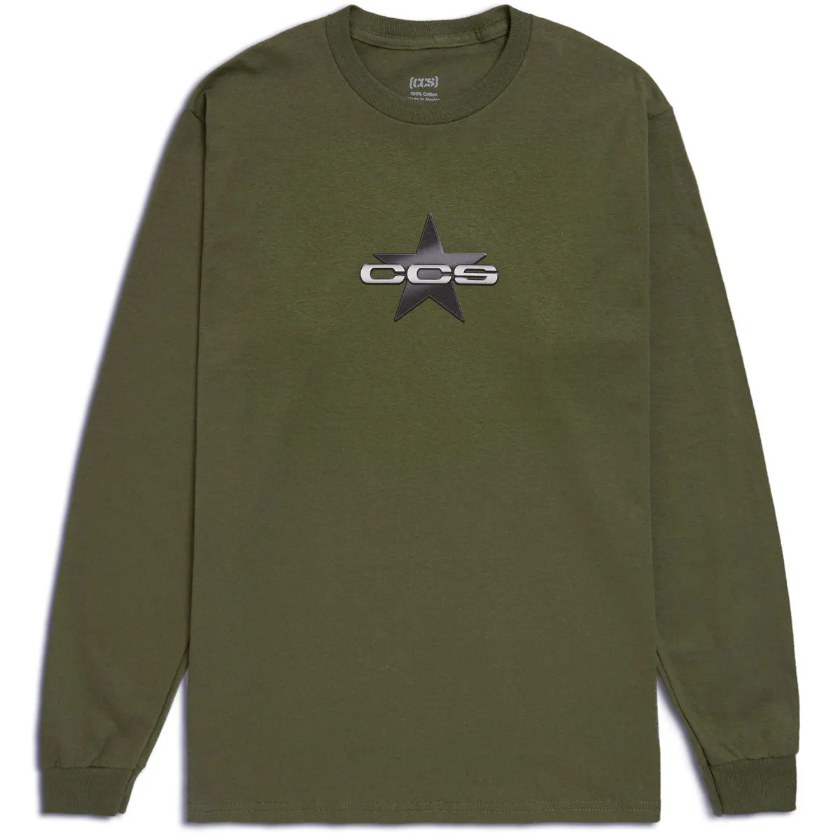 CCS 97 Star Long Sleeve T-Shirt - Surplus Green - SM