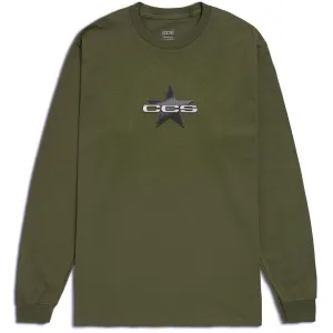 CCS 97 Star Long Sleeve T-Shirt - Surplus Green - SM