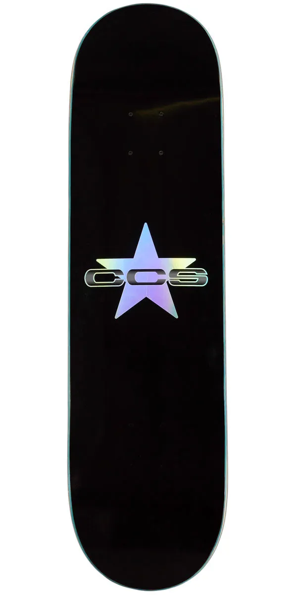 CCS 97 Star Skateboard Deck - Holographic/Black - 8.25"