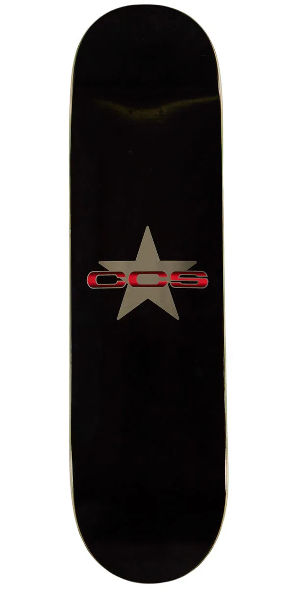 CCS 97 Star Skateboard Deck - Silver/Red - 7.00"