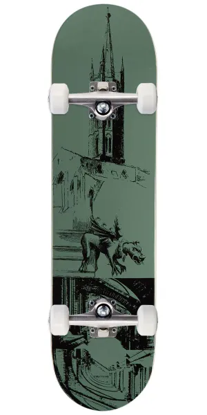 CCS Cathedral Skateboard Complete - Olive - 7.50"