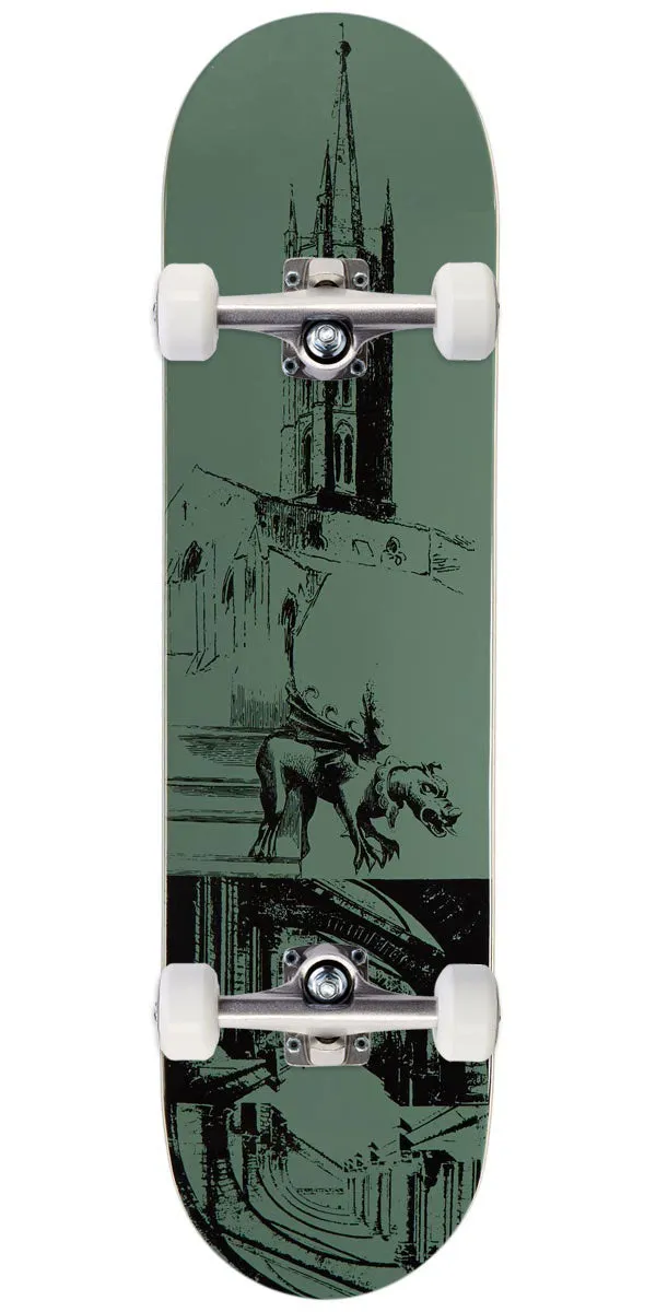 CCS Cathedral Skateboard Complete - Olive - 8.00"