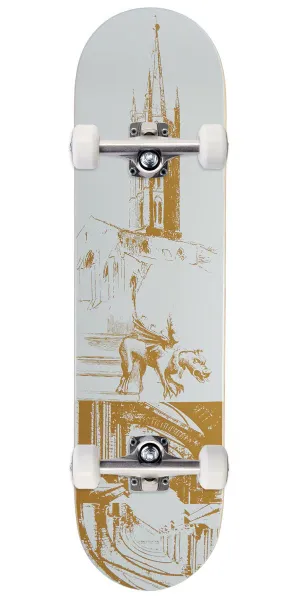 CCS Cathedral Skateboard Complete - White - 8.50"