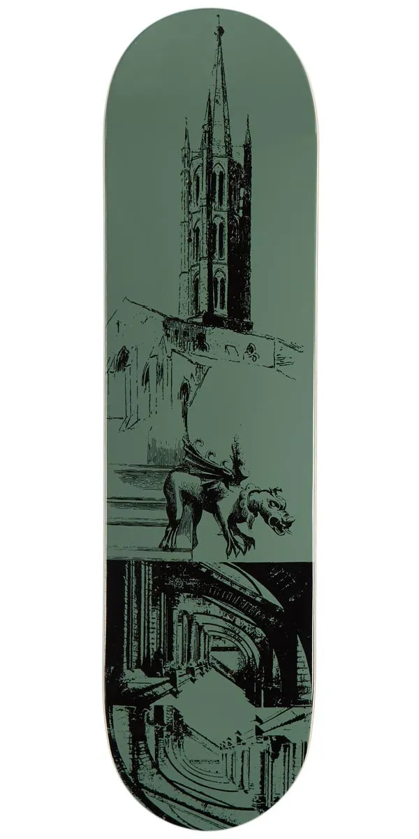 CCS Cathedral Skateboard Deck - Olive - 8.00"