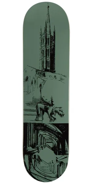 CCS Cathedral Skateboard Deck - Olive - 8.125"