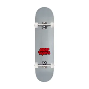 CCS Cheap Skates Tag Glitter Mini Skateboard Complete - White - 7.25"