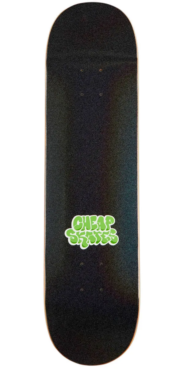 CCS Cheap Skates Tag Glitter Skateboard Deck - Black - 8.50"
