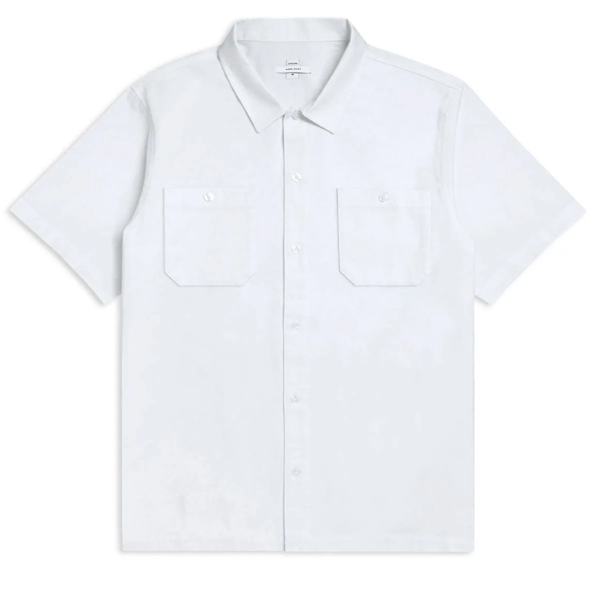 CCS Custom Embroidered Work Shirt - White - SM