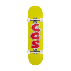 CCS Furry Letters Mini Skateboard Complete - Yellow - 7.00"