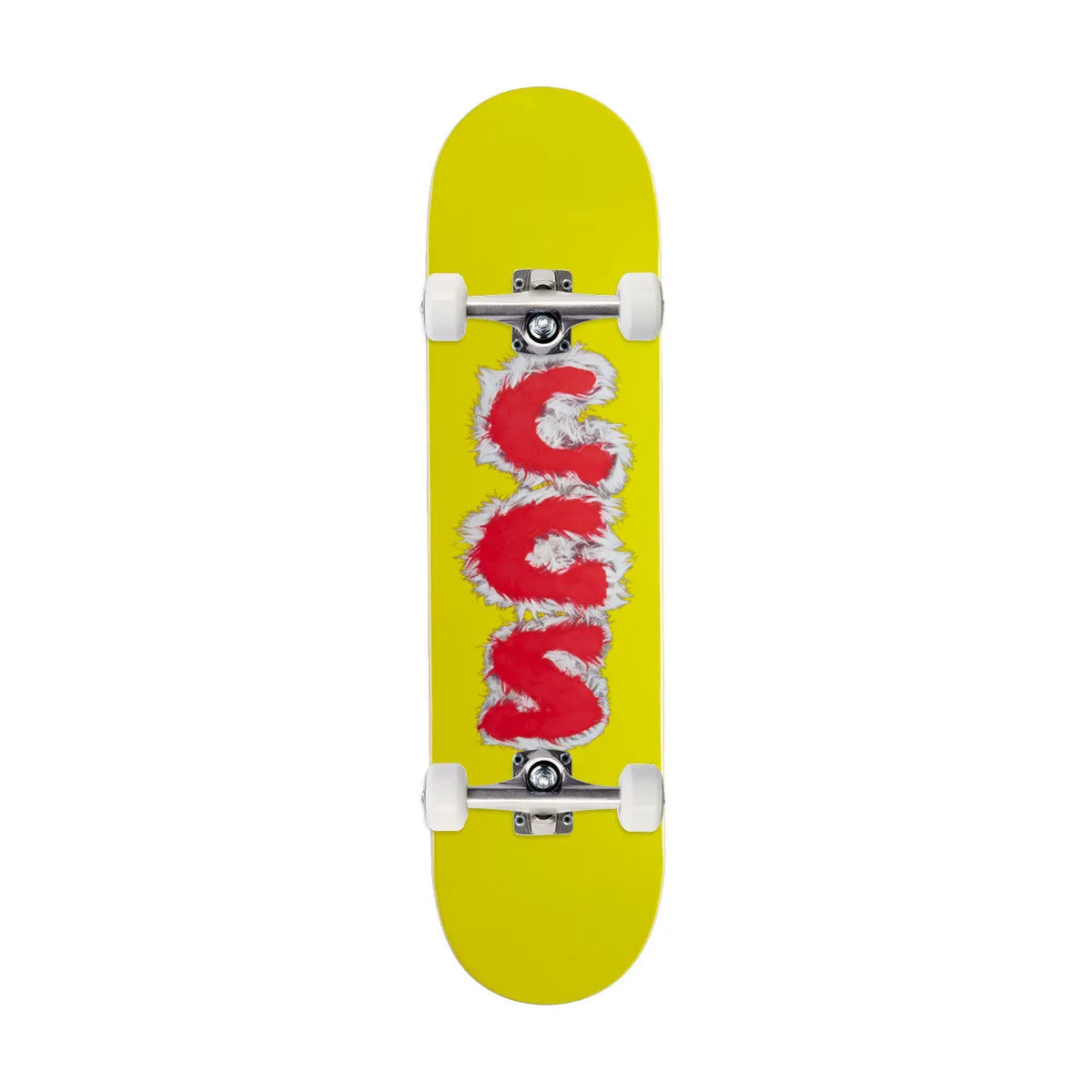 CCS Furry Letters Mini Skateboard Complete - Yellow - 7.00"