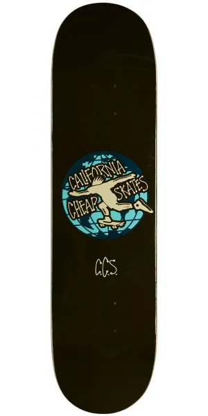 CCS Globe Skateboard Deck - Black - 8.125"