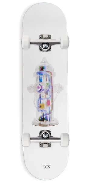 CCS Going Clear Hydrant Skateboard Complete - 8.375"