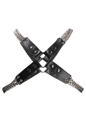 Chain And Chain Harness - One Size - Black