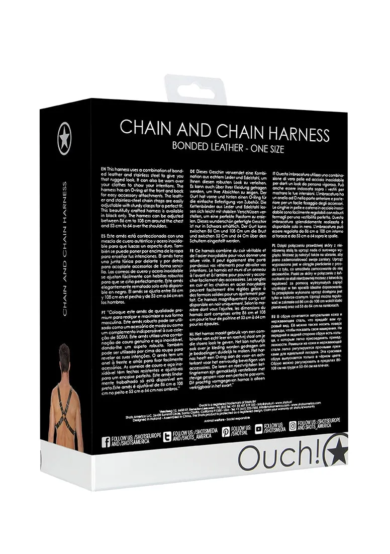 Chain And Chain Harness - One Size - Black