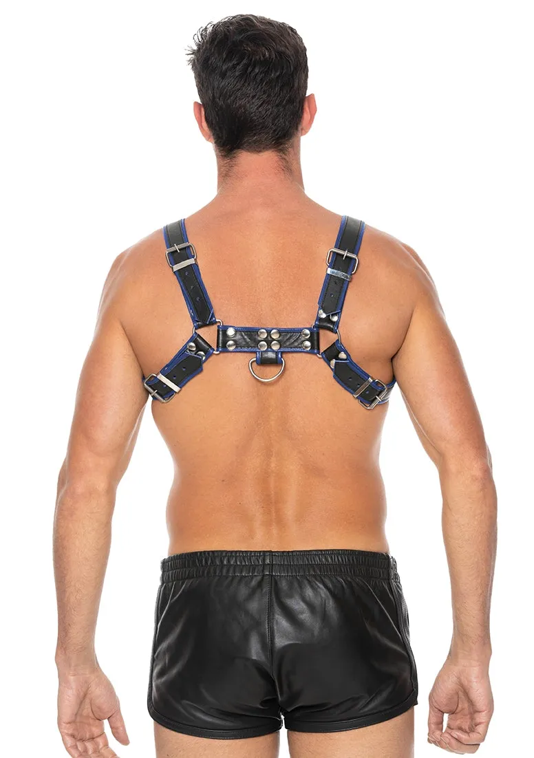 Chest Bulldog Harness - L/xl - Blue