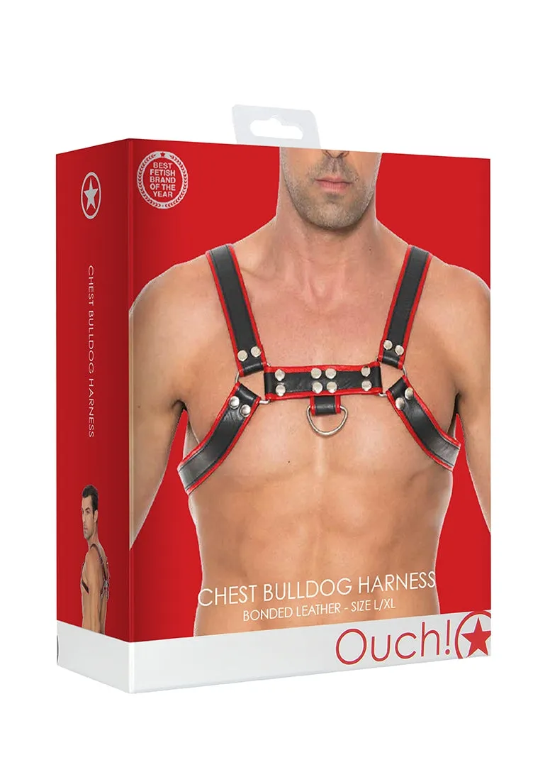 Chest Bulldog Harness - L/xl - Red