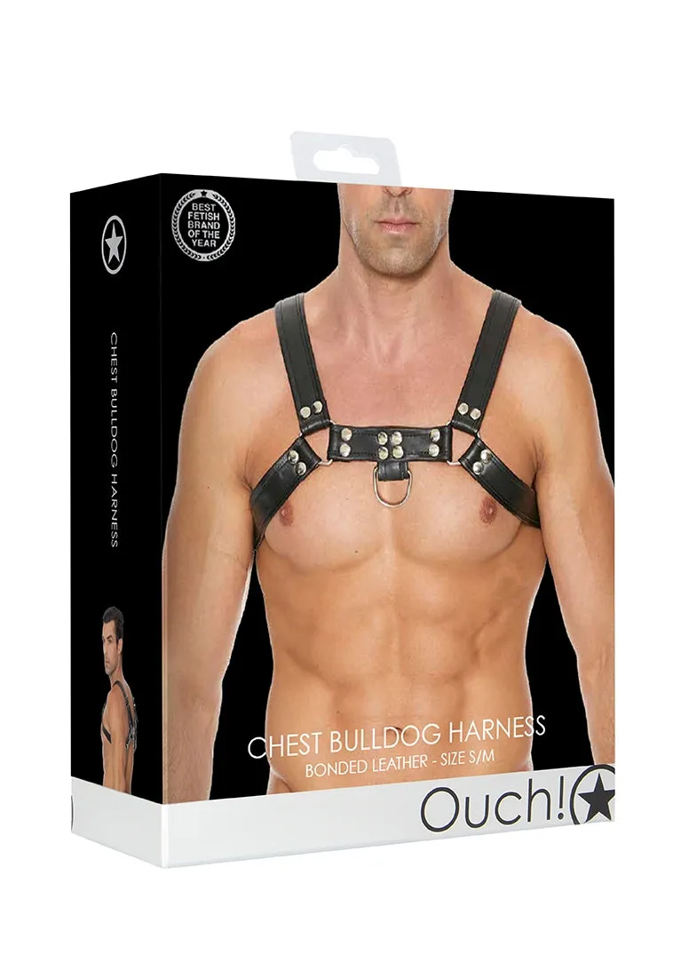 Chest Bulldog Harness - S/m - Black