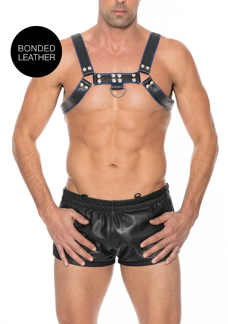 Chest Bulldog Harness - S/m - Blue