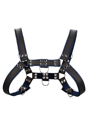 Chest Bulldog Harness - S/m - Blue