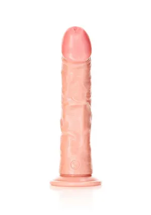 Curved Realistic Dildo With Suction Cup - 7''/ 18 Cm