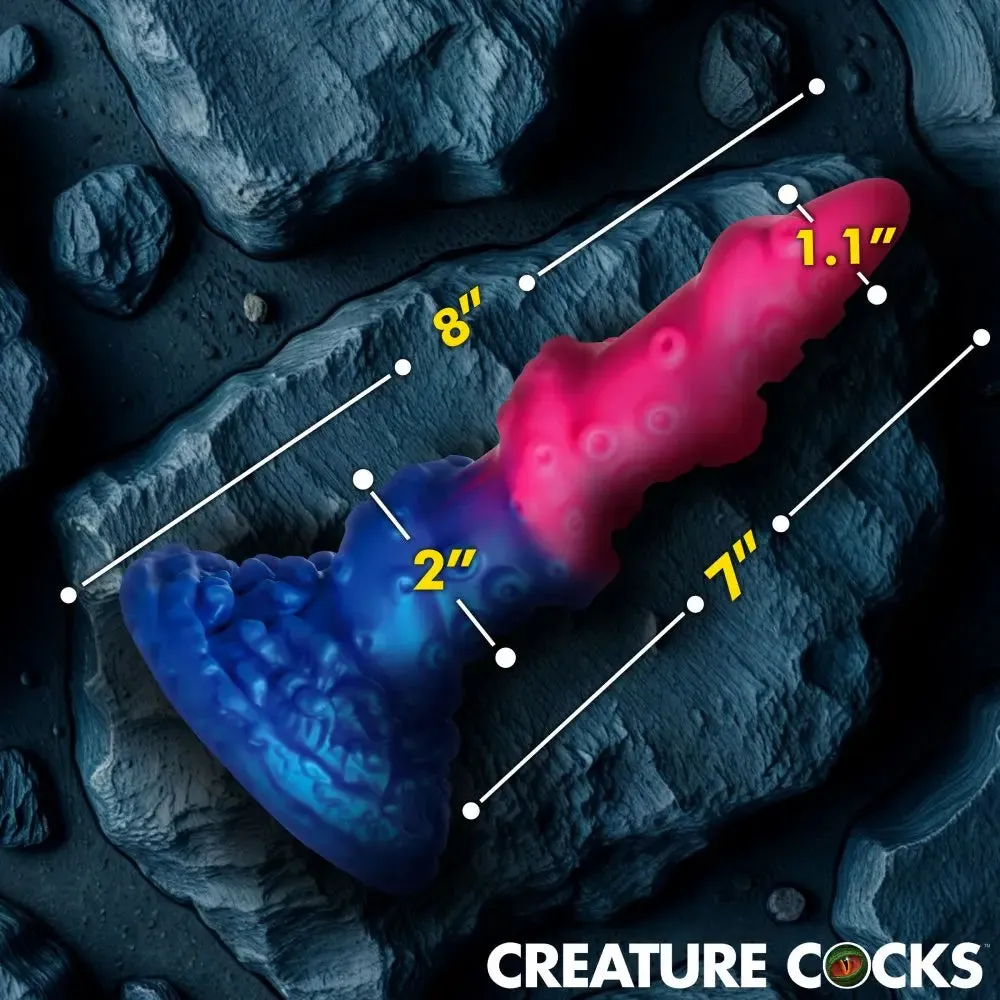 Deluxe Lord Kraken Creature Dildo Vibrating Glow-in-the-Dark Remote Control