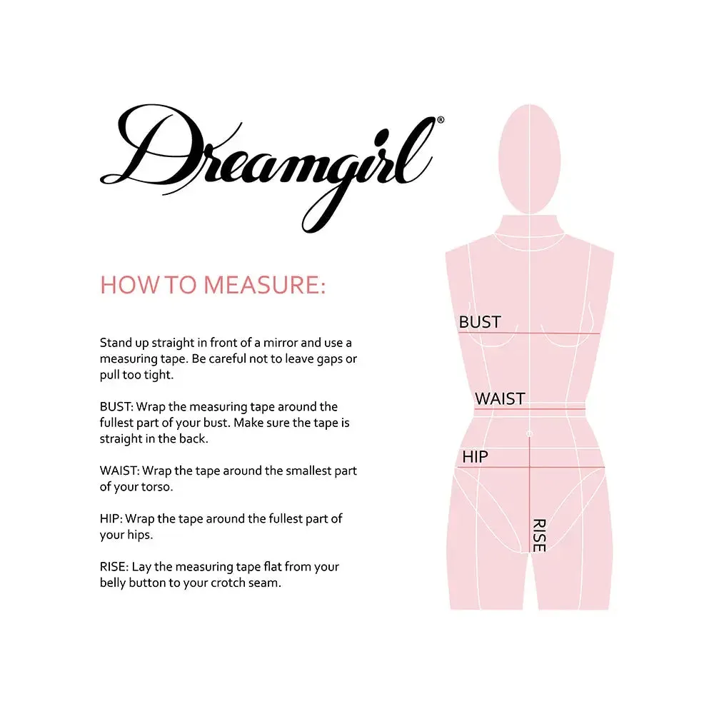 Dreamgirl Rhinestone Embellished Fishnet Chemise with an Asymmetrical Hemline Espresso L