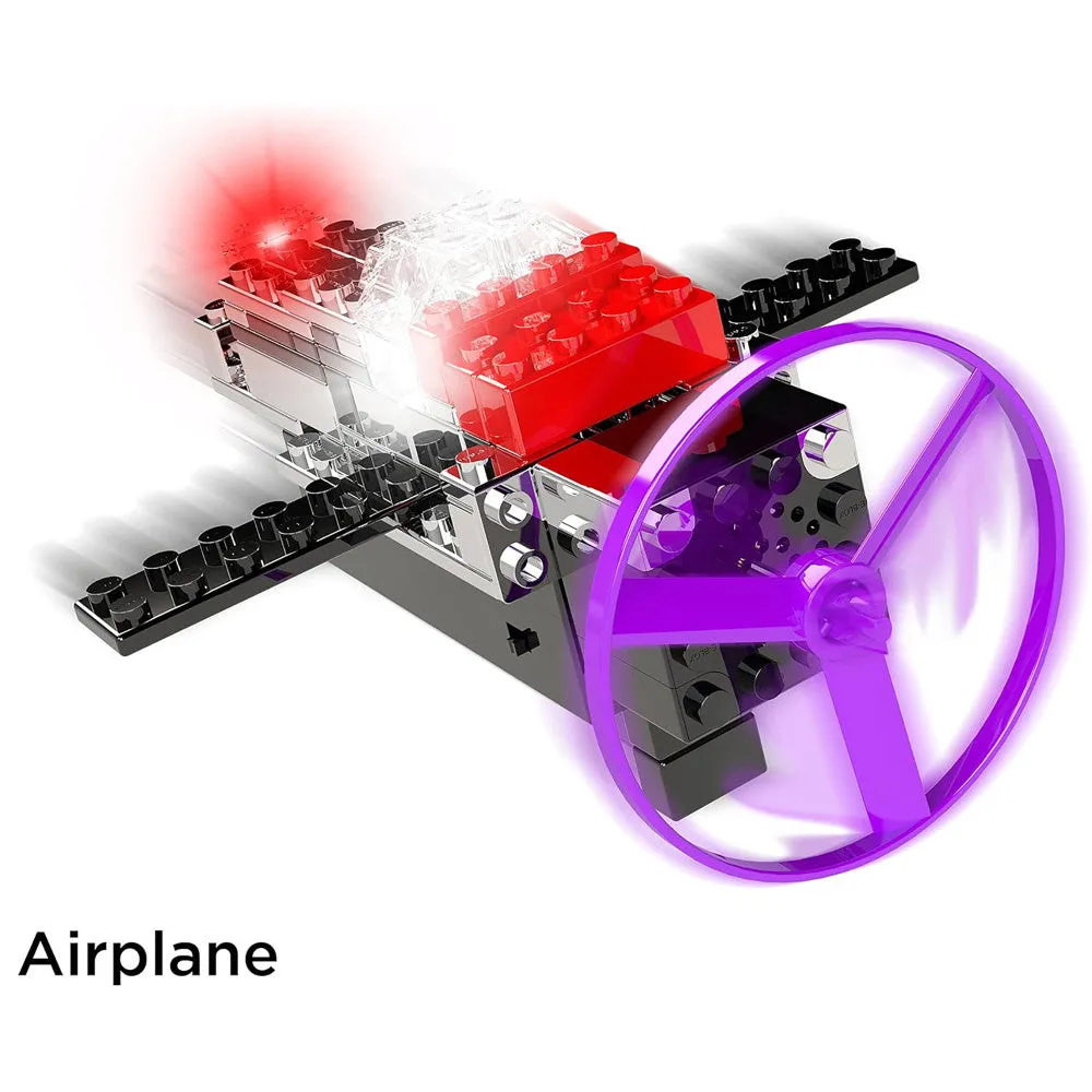 E-Blox Power Blox Light 'N Flight 5-in-1 Building Set - 58pcs, for Kids Ages 8 