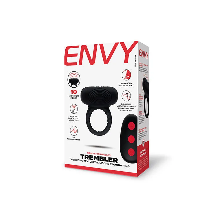 Envy Trembler Remote Controlled Vibrating Cock Ring