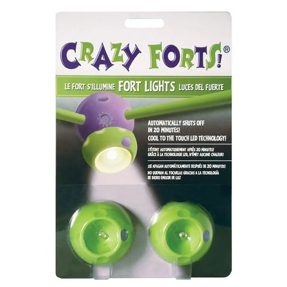 Everest Toys Crazy Forts! 2 LED Lights - Enchanted Green Glow