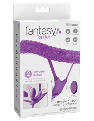 Fantasy For Her - Ultimate G-Spot Butterfly Strap-On