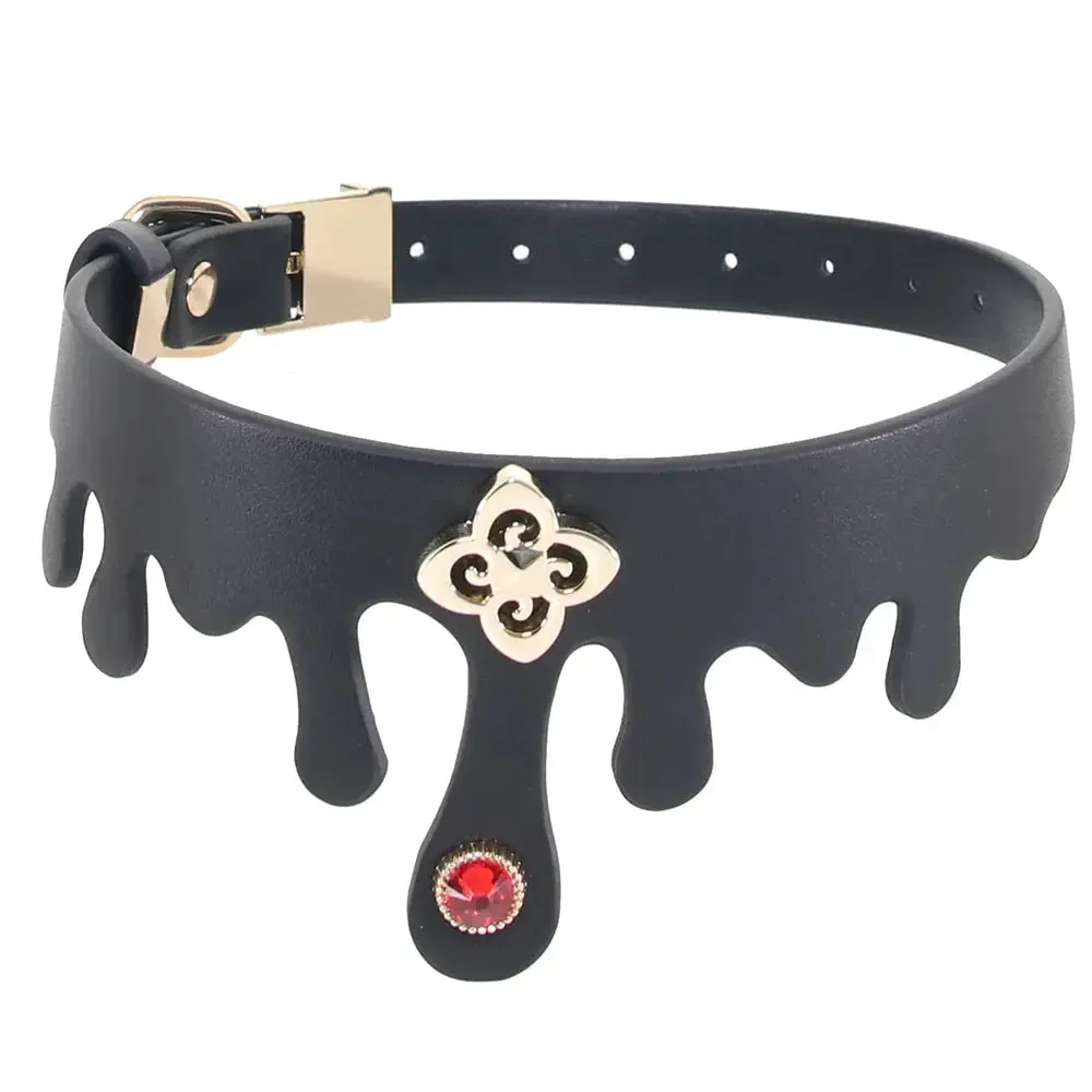 Fetish & Fashion Elvira Collar Black BDSM Collar