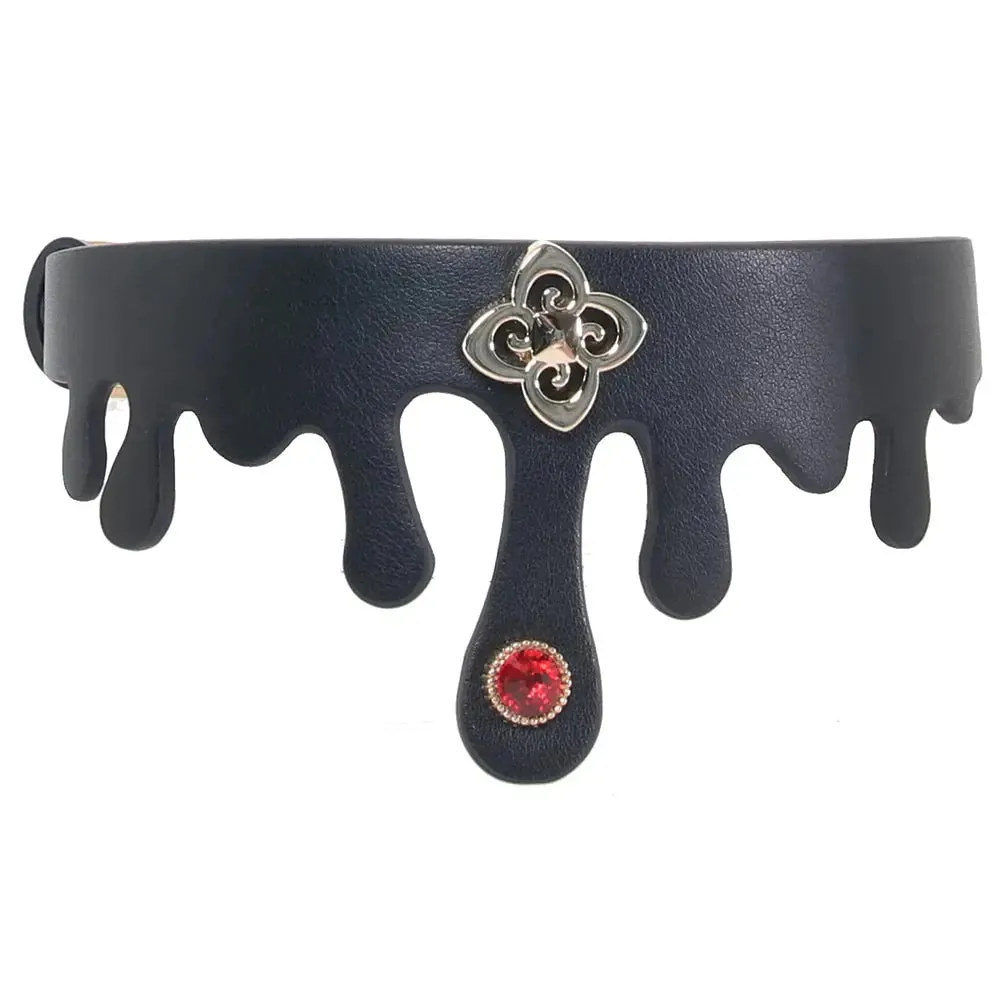 Fetish & Fashion Elvira Collar Black BDSM Collar