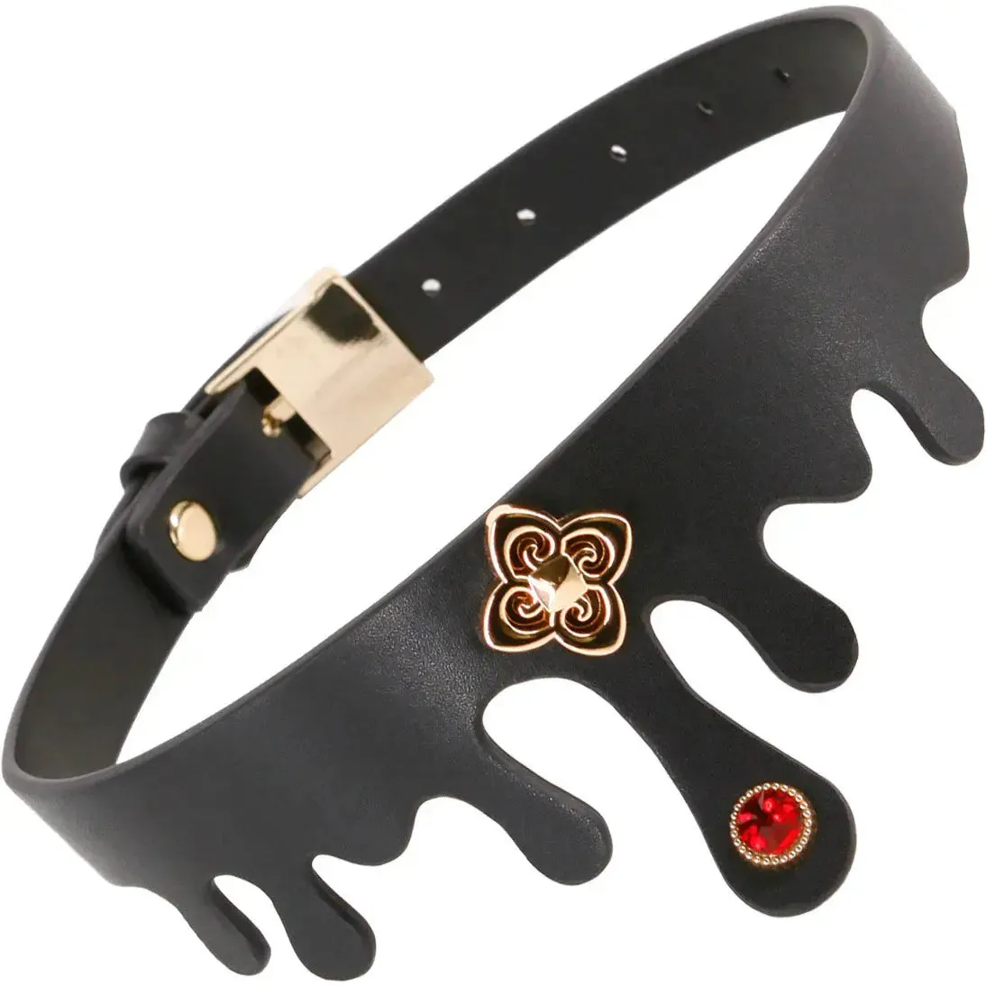 Fetish & Fashion Elvira Collar Black BDSM Collar