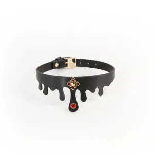 Fetish & Fashion Elvira Collar Black BDSM Collar