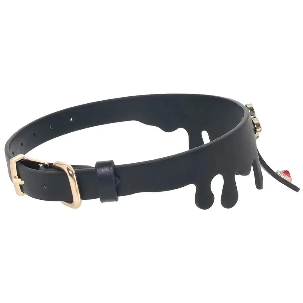 Fetish & Fashion Elvira Collar Black BDSM Collar