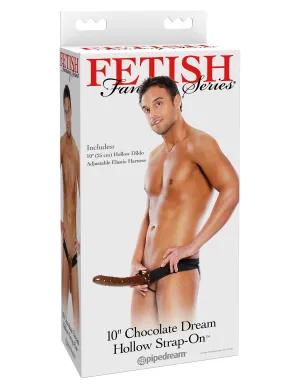 Fetish Fantasy Series - 10 Chocolate Dream Hollow Strap-On