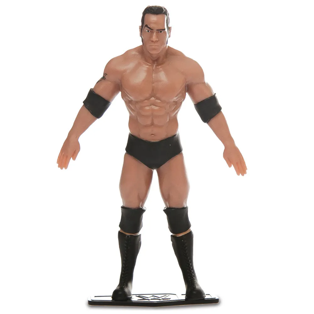 FleXfigs WWE Legends Articulated Action Figures - The Rock & Stone Cold Steve Austin Pack