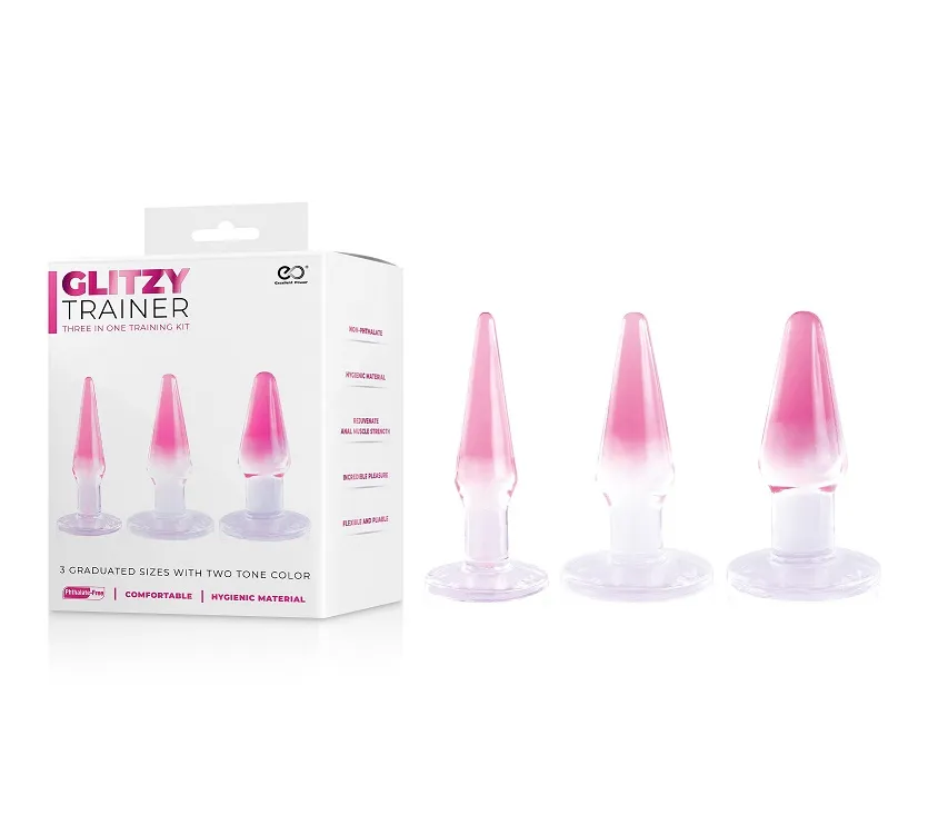 GLITZY TRAINER 3 IN 1 DONG 5 KIT - PINK