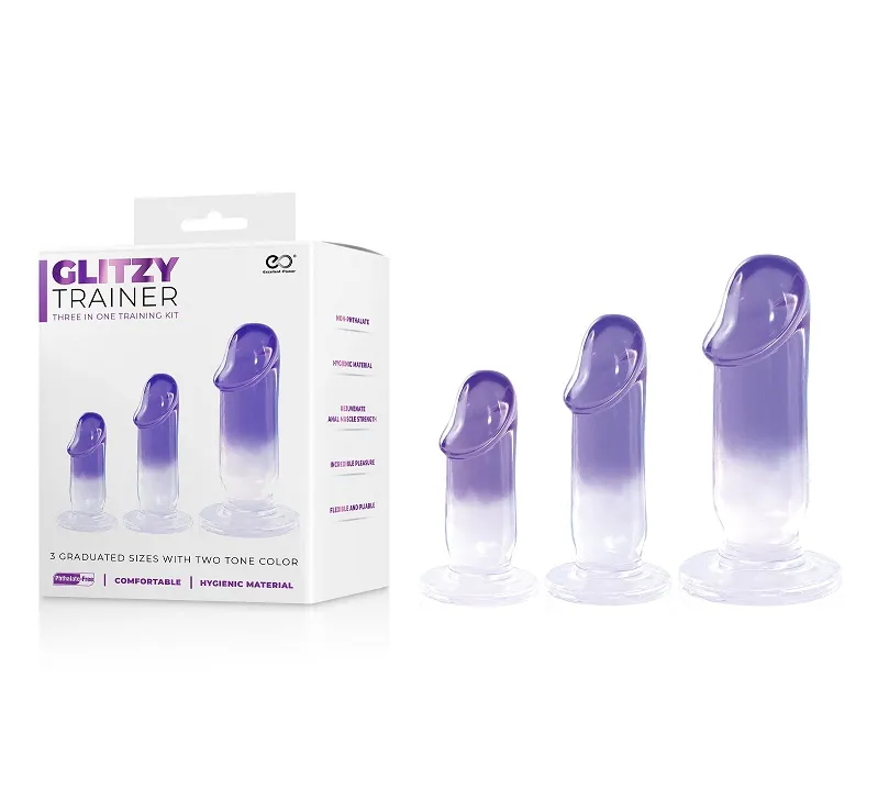GLITZY TRAINER 3 IN 1 DONG  KIT- PURPLE