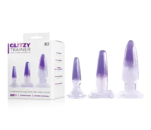 GLITZY TRAINER 3 IN 1 DONG KIT SET - PURPLE