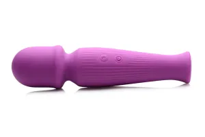 Gossip 10x Silicone Vibrating Wand - Violet
